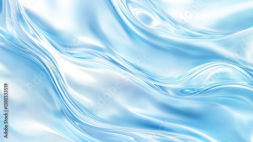 Flowing water waves abstract background art calm setting
