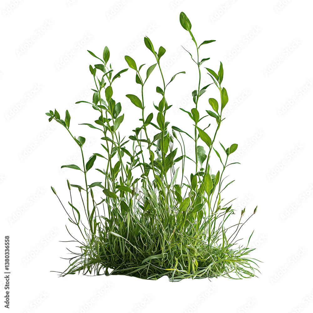 Fototapeta premium A Meadow Plant Isolated on transparent background, png