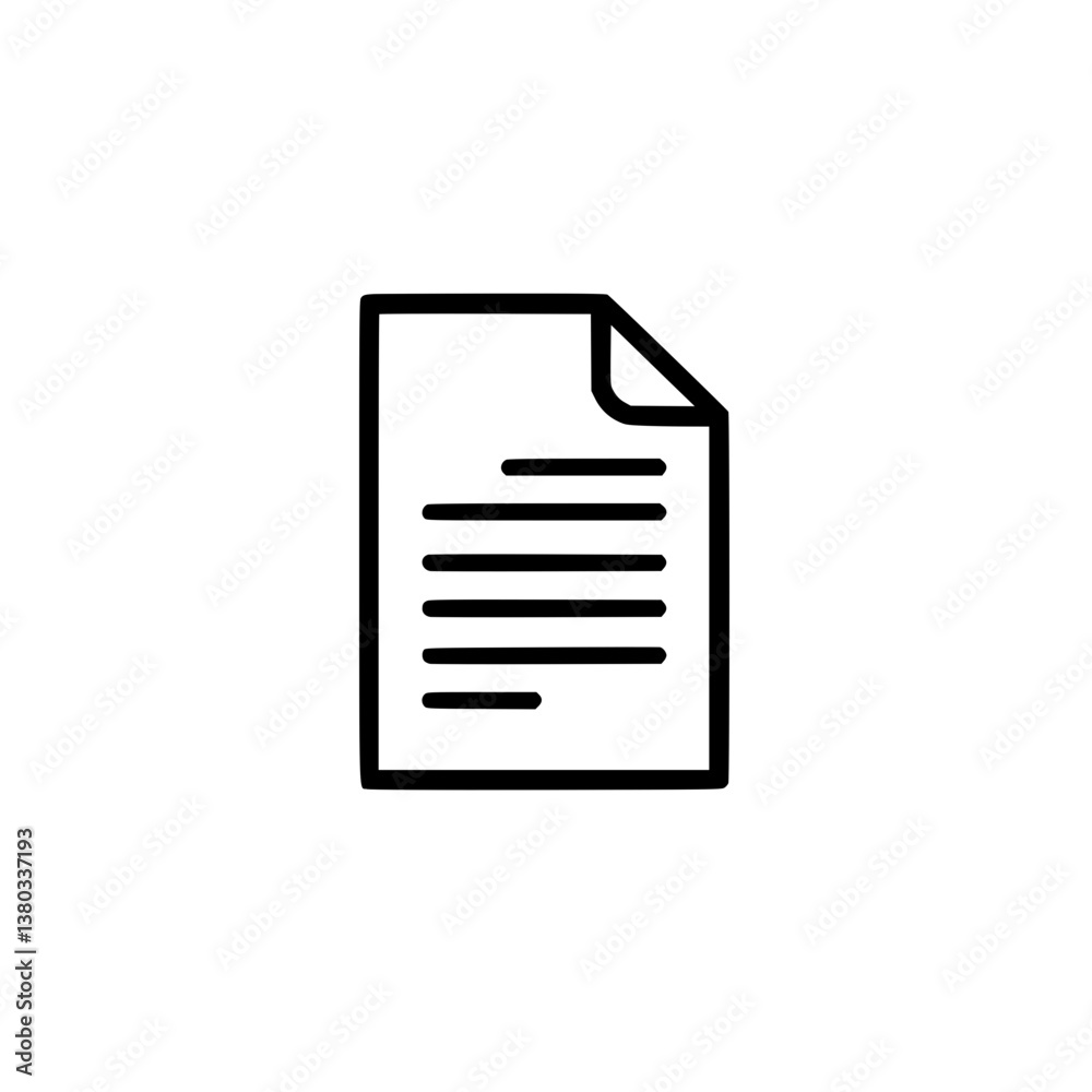 document icon vector illustration document icon vector illustration