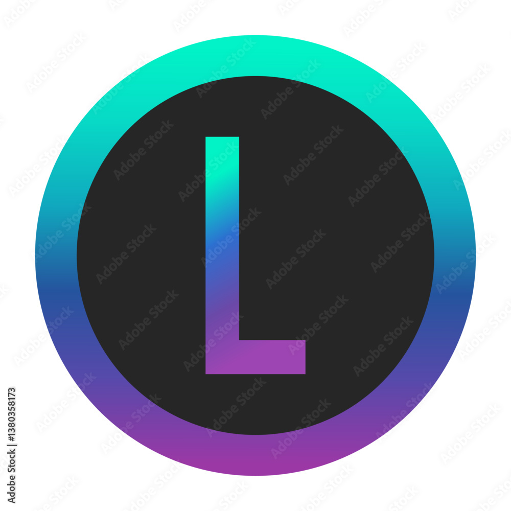 A dynamic letter “L” in a vibrant gradient color scheme, framed by a neon circular border. This bold and stylish design is great for futuristic branding and digital artwork. A dynamic letter “L” in a vibrant gradient color scheme, framed by a neon circular border. This bold and stylish design is great for futuristic branding and digital artwork.