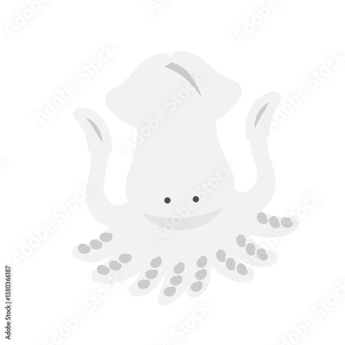 イカ　イラスト