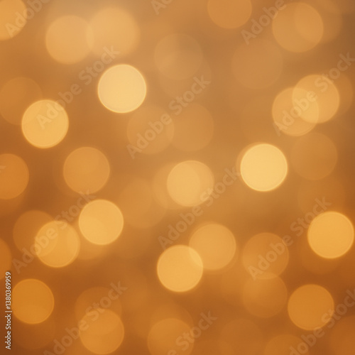 Festive Bokeh Background with Warm Orange and Yellow Lights