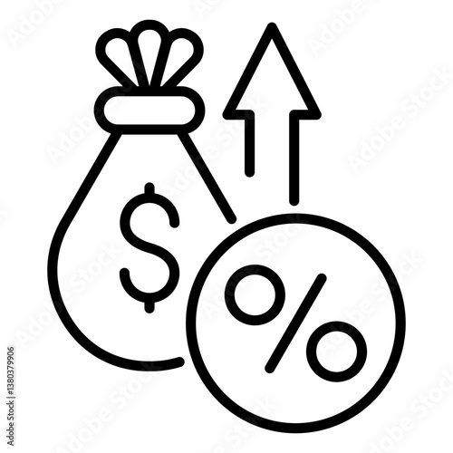 interest rates icon