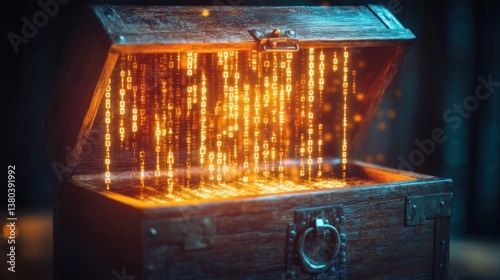 Digital Treasure: Unveiling the Secrets of Binary Code within an Ancient Chest