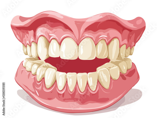 denture vector art
