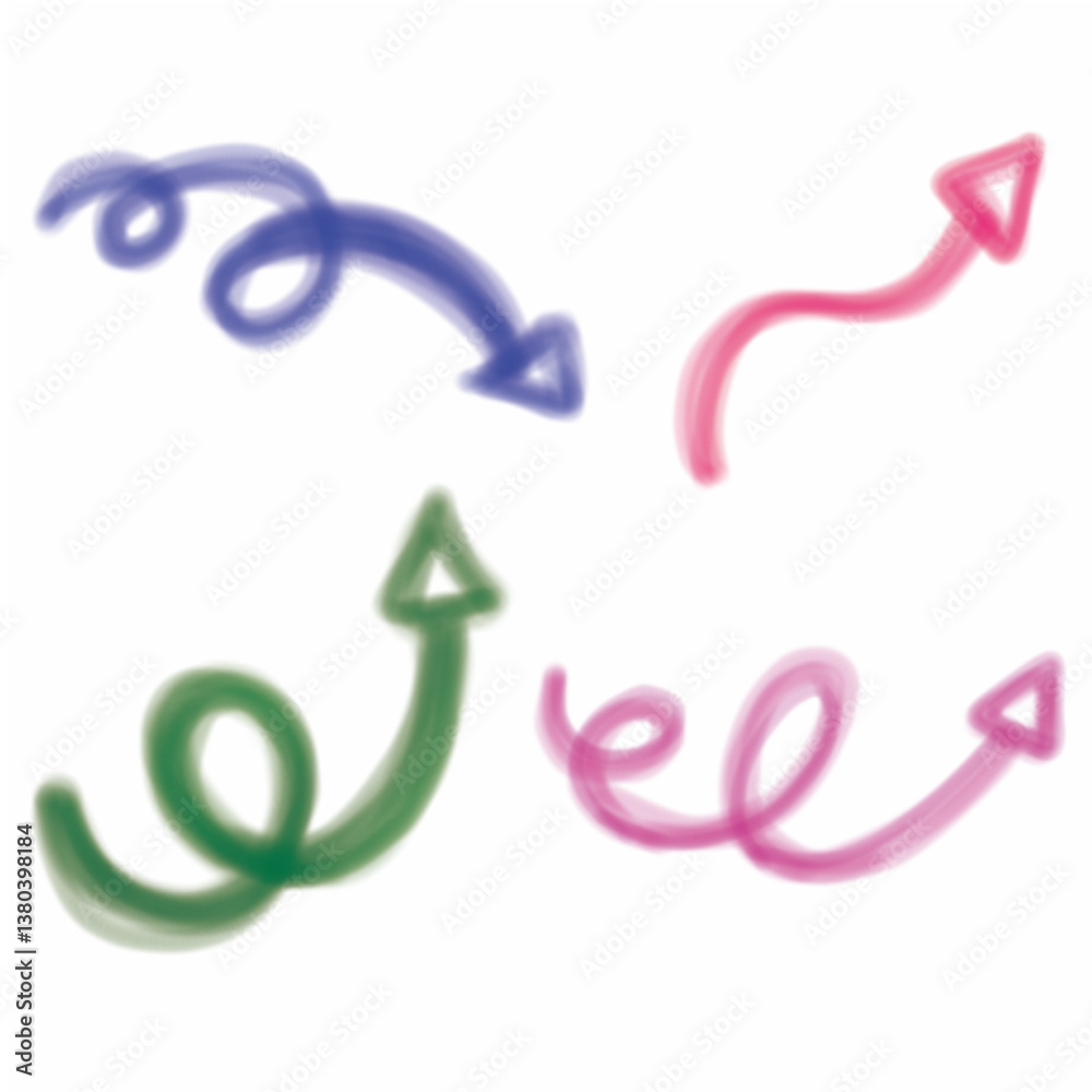 Obraz premium Arrow Collection - Various Shapes and Styles
