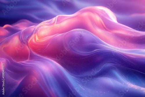 Wallpaper Mural Abstract Vibrant Liquid Art Bright Colorful Futuristic Background in 80s Retro Synthwave Style Torontodigital.ca