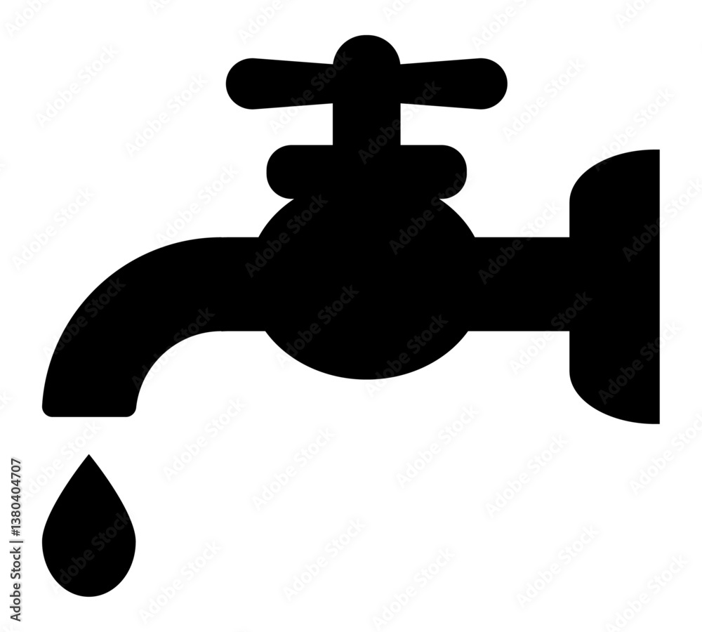 水道のアイコン 黒 水道のアイコン 黒