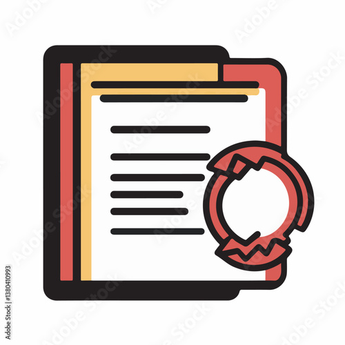 Documented workflow undergoes continuous revision process on graphic illustration