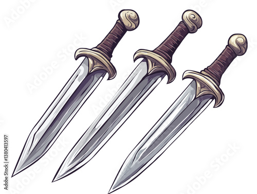 dagger vector illustration