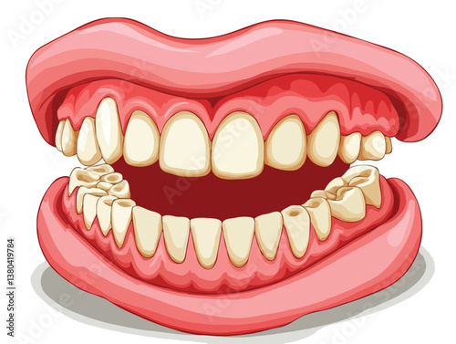 denture vector art
