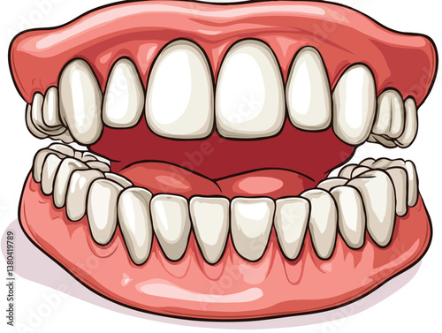 denture vector art