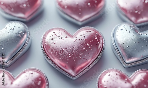 heart shaped candies