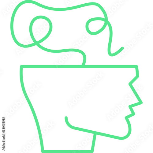 Scroll icon single vector illustration
