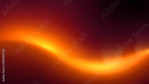 Wallpaper Mural Abstract Glowing Wave of Light in Shades of Orange and Yellow Torontodigital.ca