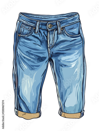 Jeans Pant vector art