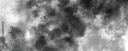 Weathered and distressed abstract watercolor background with black and gray textures

