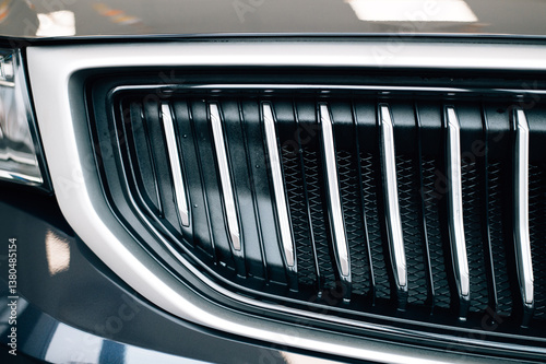 Fotografie Radiator grille in a car