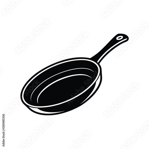 frying pan isolated on a white background