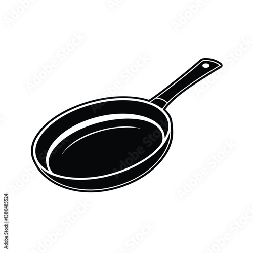 frying pan isolated on a white background