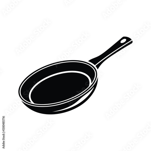 frying pan isolated on a white background