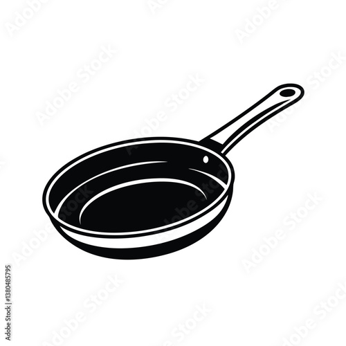 frying pan isolated on a white background