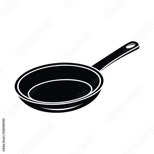 frying pan isolated on a white background