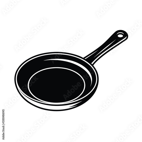 frying pan isolated on a white background