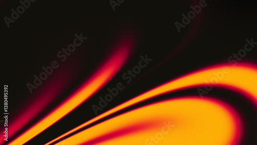 Dynamic black and orange grainy abstract flow background with textured motion and vibrant contrast