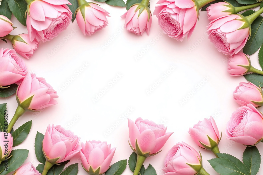 custom made wallpaper toronto digitalpink flowers and eucalyptus leaves on a white background