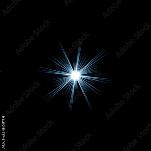 Wallpaper Mural blue star Torontodigital.ca