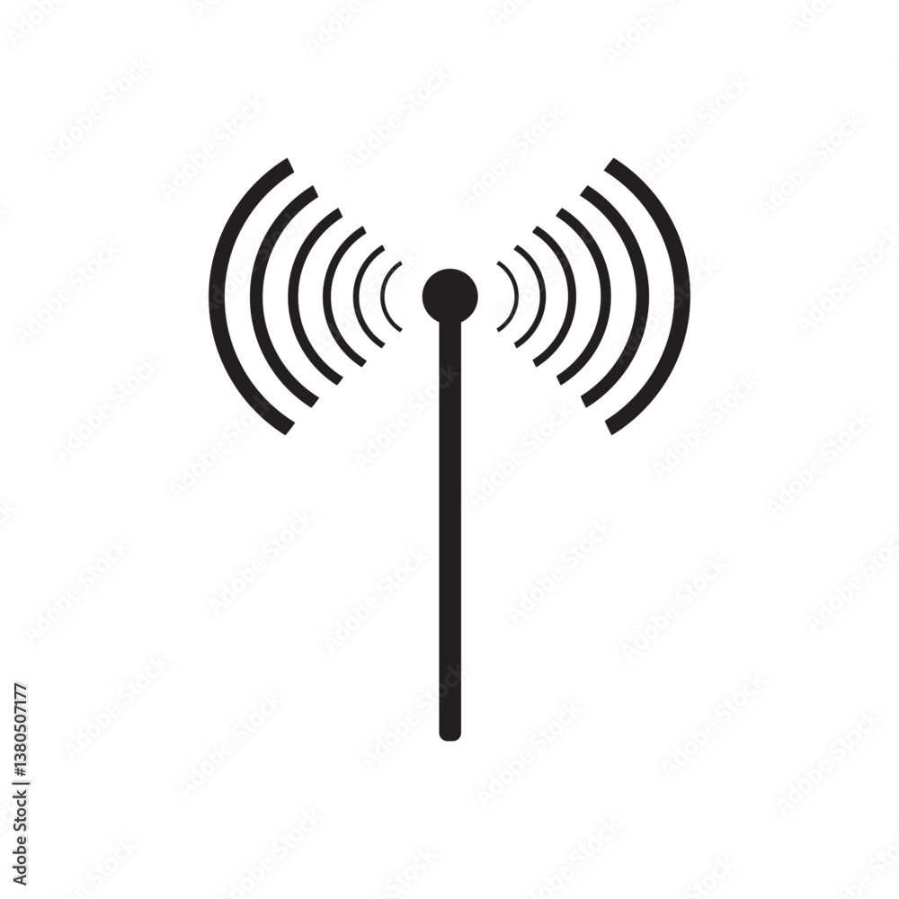 wifi antenna icon logo vector design wifi antenna icon logo vector design