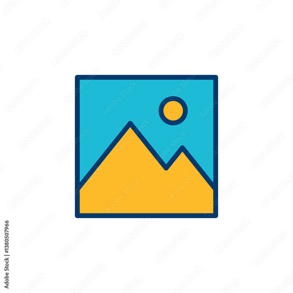 Picture icon vector isolated on white background. Picture vector icon. photo gallery icon vector Picture icon vector isolated on white background. Picture vector icon. photo gallery icon vector