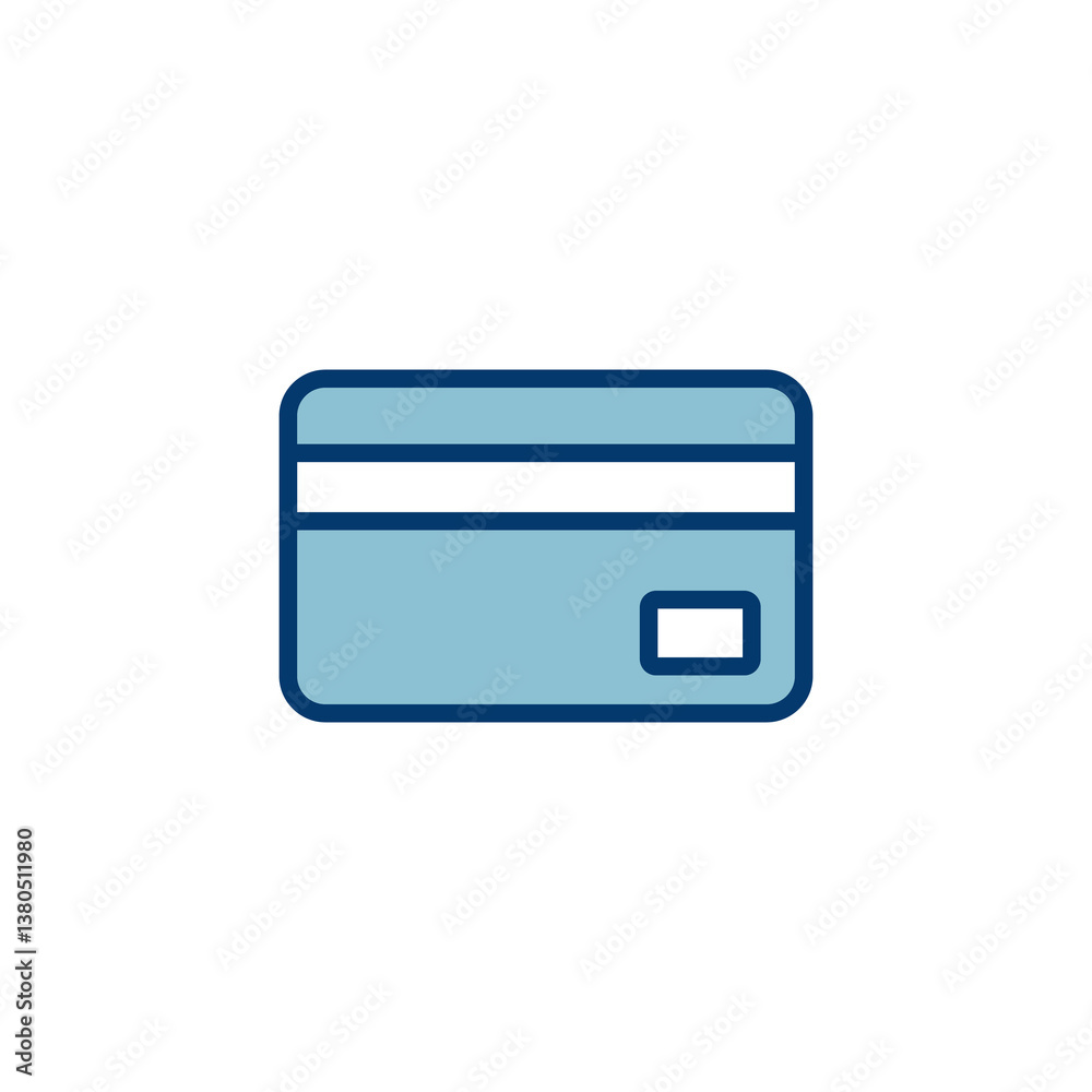 Credit card icon vector isolated on white background. Credit card payment icon vector Credit card icon vector isolated on white background. Credit card payment icon vector