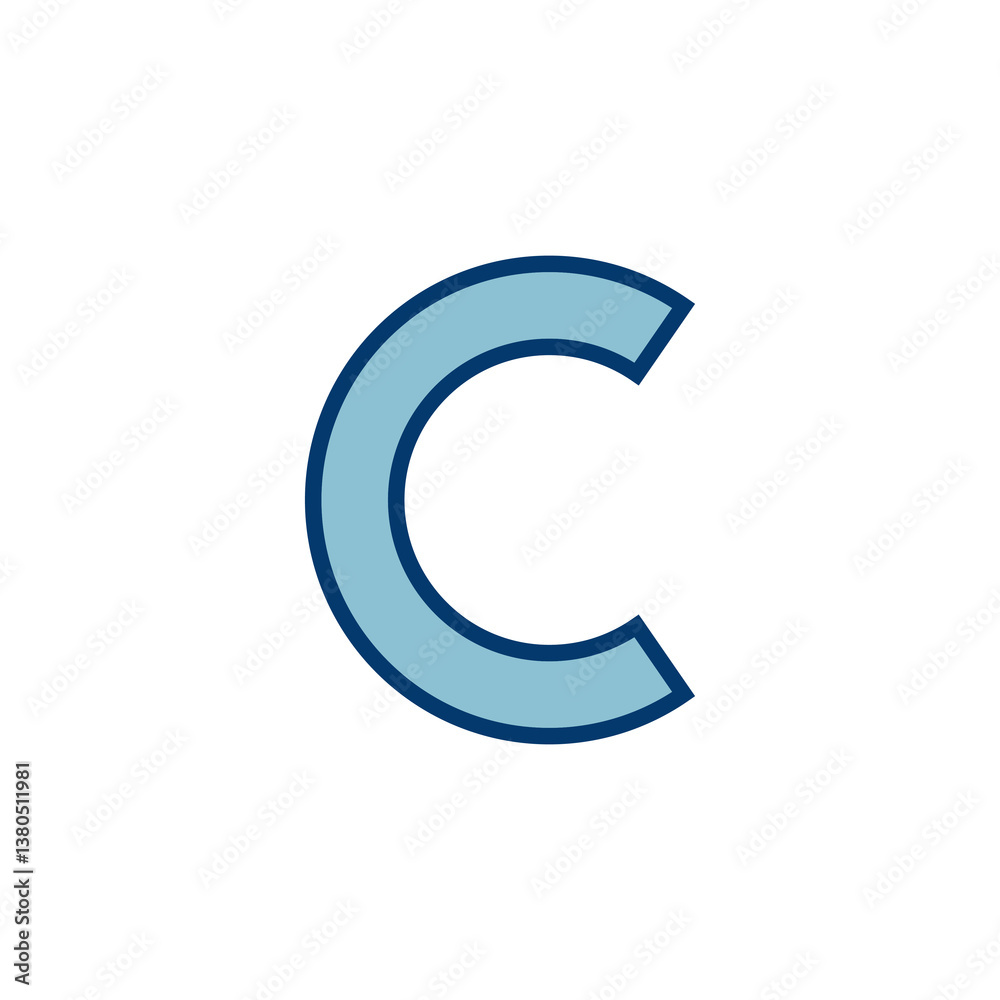 Copyright icon vector isolated on white background. copyright symbols Copyright icon vector isolated on white background. copyright symbols