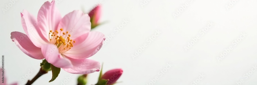 A delicate flower with intricate details on white background, detail, intricate, blossom A delicate flower with intricate details on white background, detail, intricate, blossom