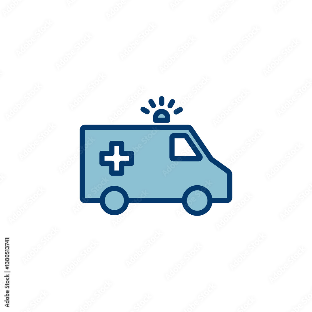 Ambulance Icon vector isolated on white background. Ambulance Icon Design. ambulance truck icon vector Ambulance Icon vector isolated on white background. Ambulance Icon Design. ambulance truck icon vector