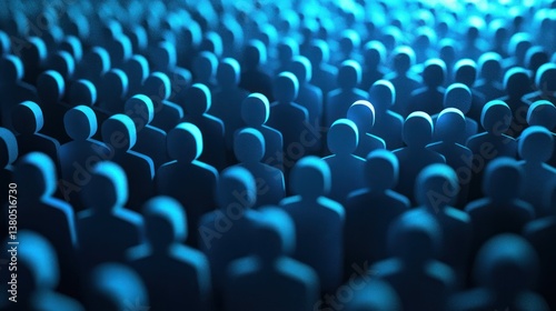 Digital concept of growing followers shown as notifications.