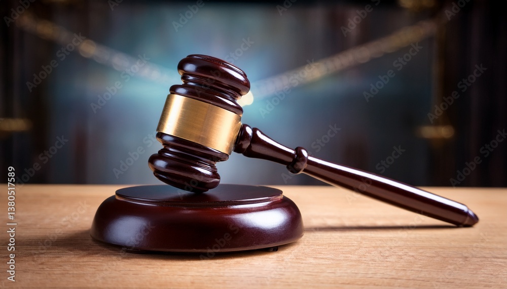 a gavel on a table symbolizing justice and legal proceedings a gavel on a table symbolizing justice and legal proceedings