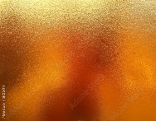 gold or orange foil texture background abstract gradient bright and shiny light reflection rough texture surface glass effect background