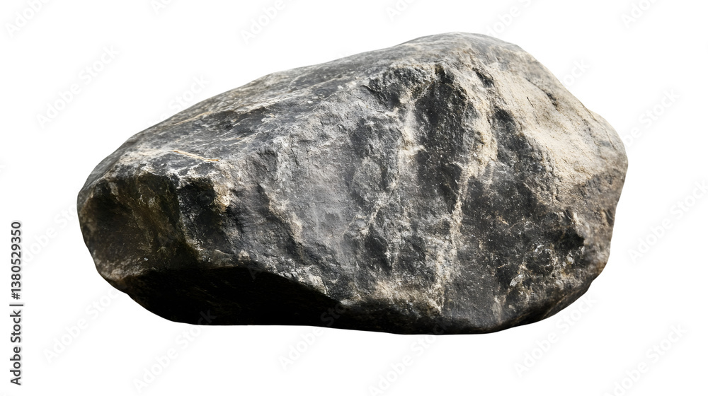Grey Stone with Shadow Isolated on Transparent Background for Professional Graphic Design Use Grey Stone with Shadow Isolated on Transparent Background for Professional Graphic Design Use