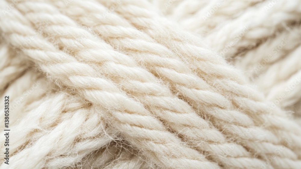 Soft Ivory Fabric Weave Close-Up with Visible Textures and Patterns Soft Ivory Fabric Weave Close-Up with Visible Textures and Patterns