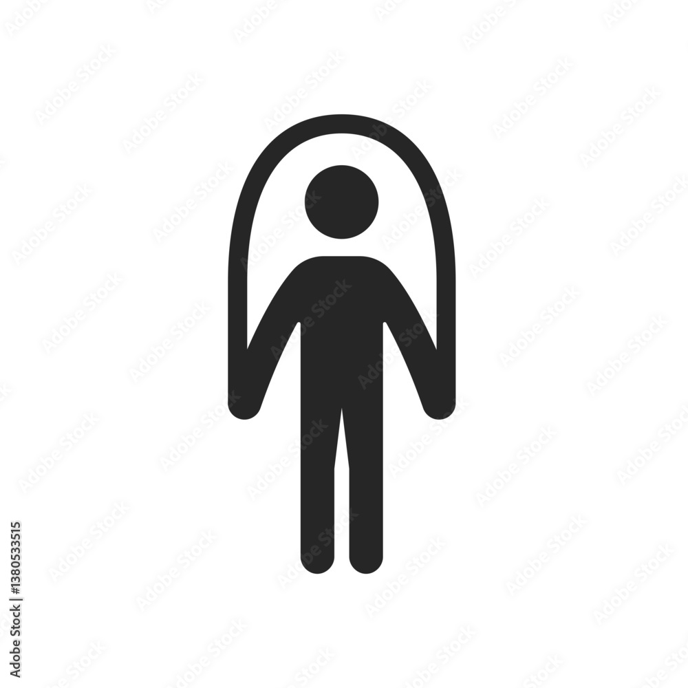 Jump Rope Icon Jump Rope Icon