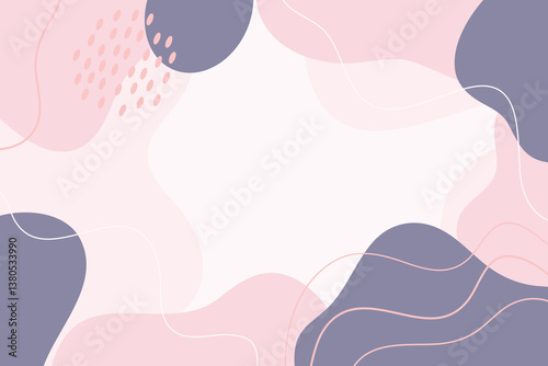 Wallpaper Mural Artwork trendy contemporary abstract shapes. Background with abstract Colorful. Banner and cover for your design.	 Torontodigital.ca