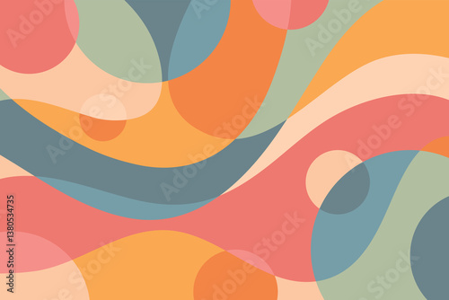 Wallpaper Mural Artwork trendy contemporary abstract shapes. Background with abstract Colorful. Banner and cover for your design.	 Torontodigital.ca