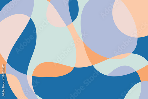 Wallpaper Mural Artwork trendy contemporary abstract shapes. Background with abstract Colorful. Banner and cover for your design.	 Torontodigital.ca