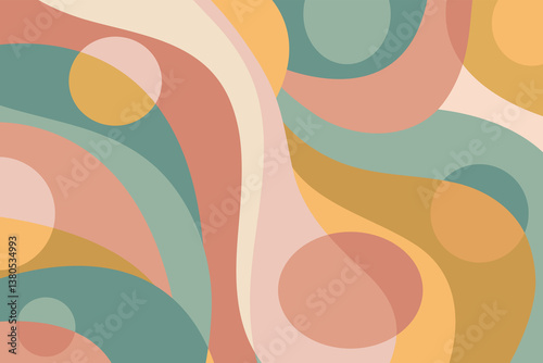Wallpaper Mural Artwork trendy contemporary abstract shapes. Background with abstract Colorful. Banner and cover for your design.	 Torontodigital.ca