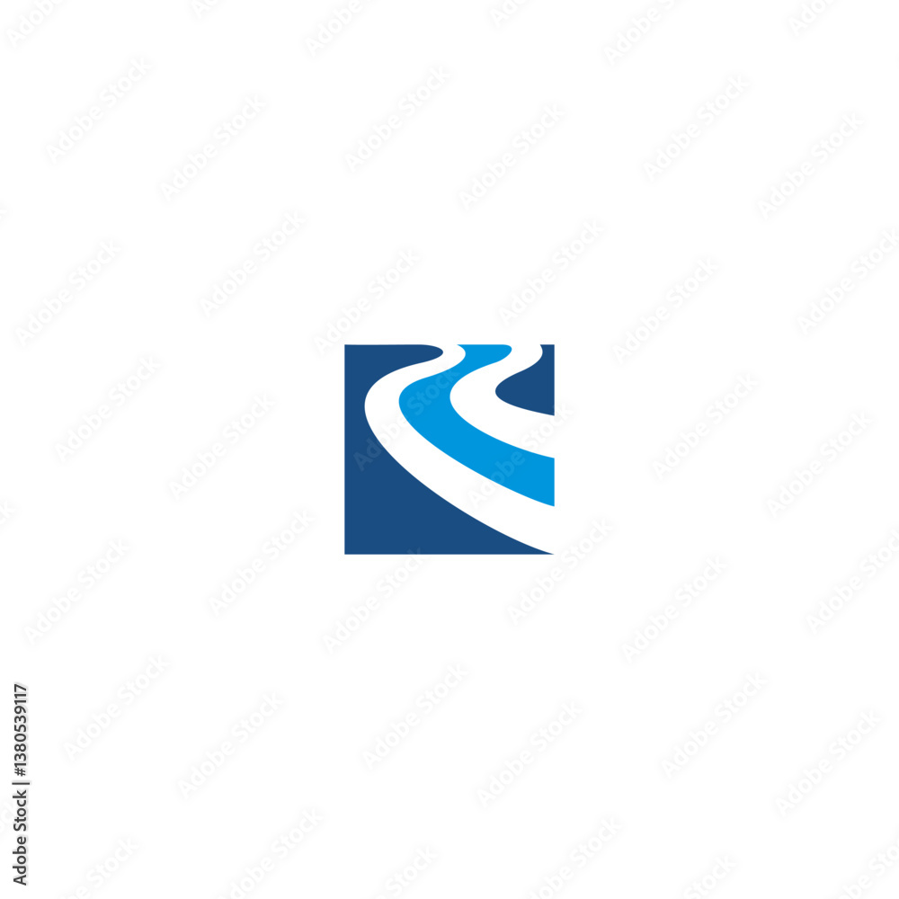 River blue logo, square corporate River blue logo, square corporate