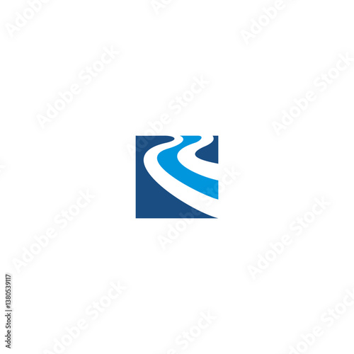 River blue logo, square corporate