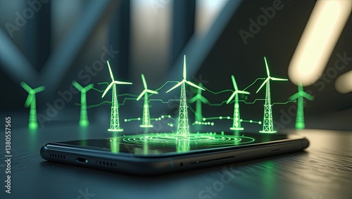 Hologram emerging from smartphone, tablet, computer, and smartwatch – future concept, internet marketing, technology, AI, security, digital interface, innovation